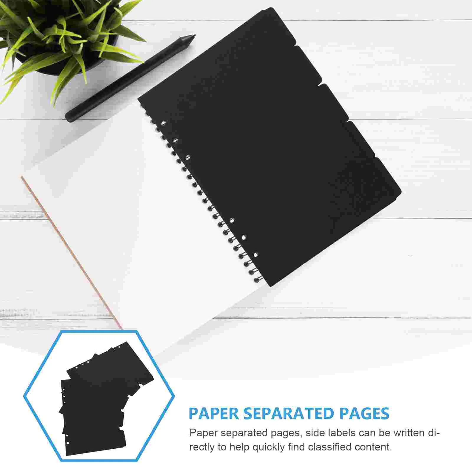 15 шт. разделители для переплета индексная этикетка наклейки с алфавитом сменная