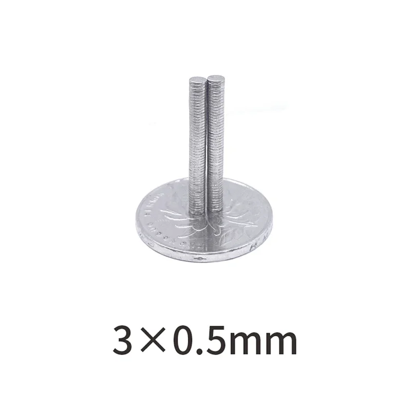 

Мини-маленький круглый магнит 3x0,5 мм 3x0,5 мм для домашних холодильников, офисов DIY 3*0,5 мм