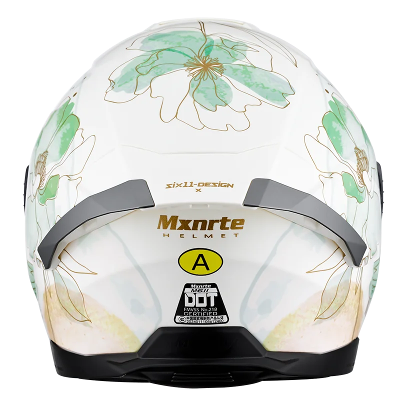 Оригинальный шлем Mxnrte Green Lotus Pond для мужчин и женщин анфас мотоциклетный