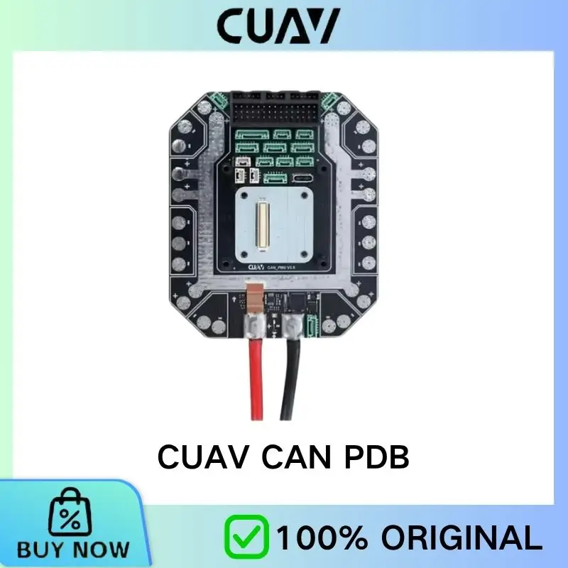 Фото Высокопроизводительный модуль питания CAN CUAV V2.5, совместимый с автопилотами серии X7 и контроллерами PX4, для профессионального использования в аэрофотосъемке с БПЛА. №1