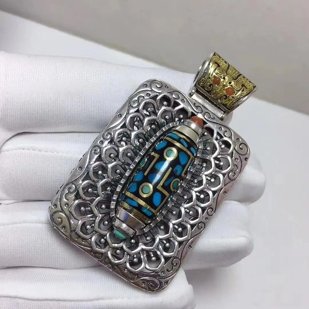 

Цепочка с подвеской с шестью символами дзи для мужчин и женщин