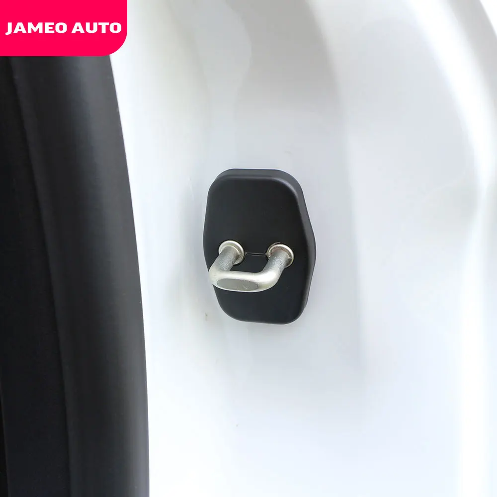 Jameo Auto 4 шт./компл. ABS автомобильные защита для дверного замка крышки замков дверей