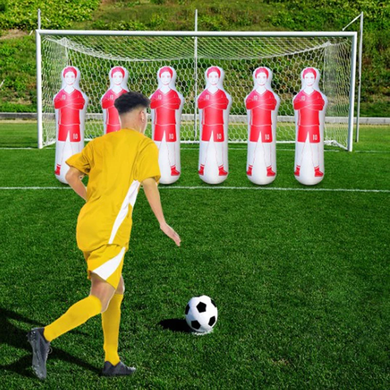

160cm Adult Inflatable Football Training Goal Keeper Tumbler Air Soccer Train Dummy Tool PVC Inflatable Tumbler Wall Football