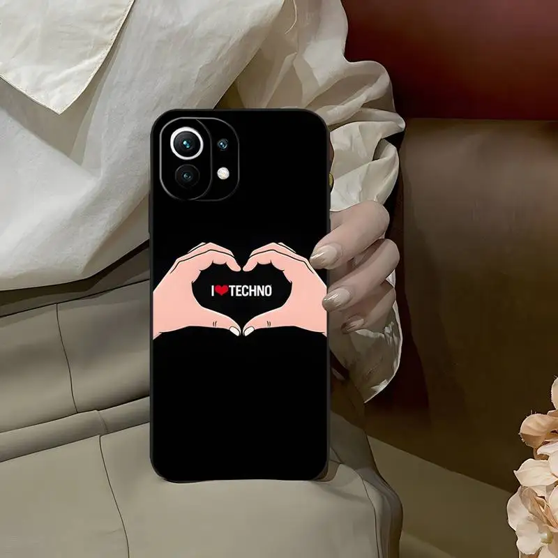 Чехол для телефона с музыкой и технологией Xiaomi Redmi Note 11 11Pro ePro 10 10Pro 9 8 6 Pro 10T 9A 7A 8T