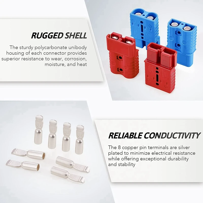 4 шт. 2-4 AWG 175A разъем питания батареи 12-36 В кабель быстрого подключения