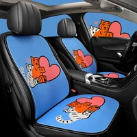 cartoon car seat covers universal automobile seat cushion pad woman car front rear seats cushions car cooling seat cushion