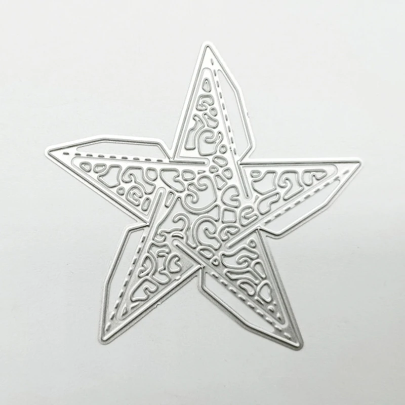 

3D Star Shape Die-Cut Carbon Steel Die Cutting Mold for DIY Embossing Card Decor