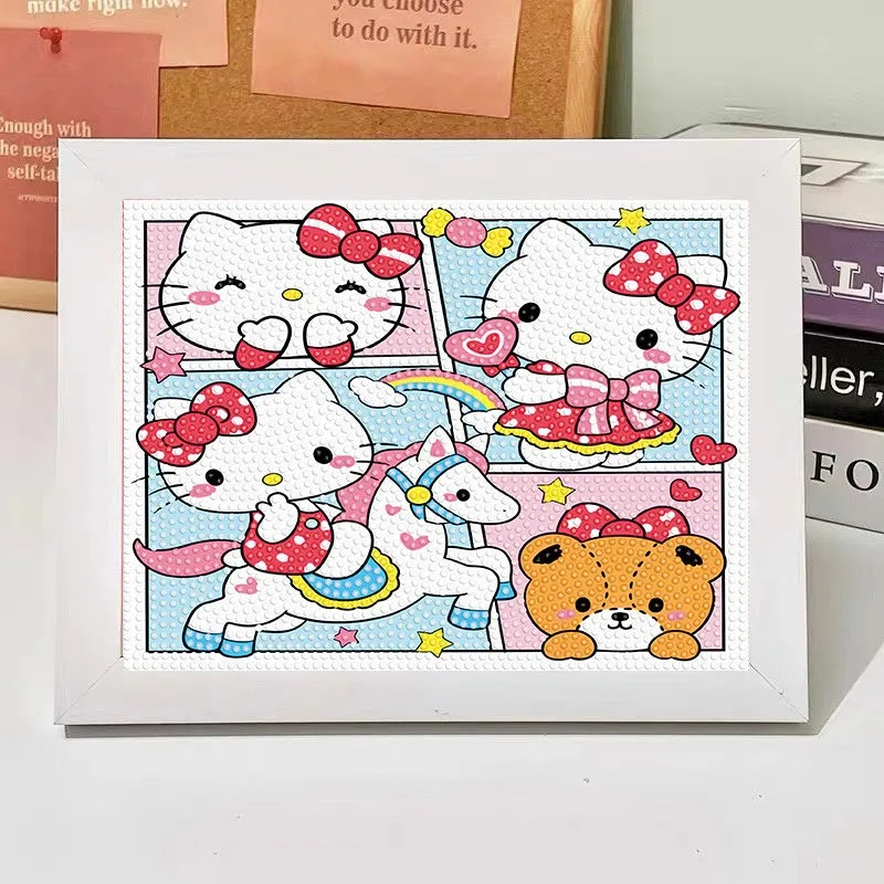Новинка Sanrio милый Коричный курол мой Мелодия аниме мультфильм кавайный Алмазный