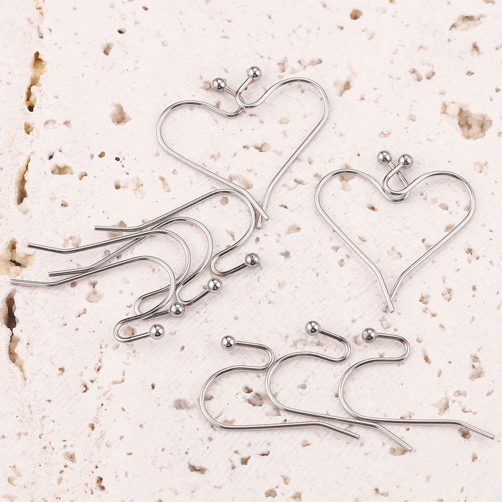 

100Pcs Stainless Steel French Ear Hooks Kidney Earring Charms 20mm Earrings Parts for Jewelry Making DIY Supplies Crafts DIY