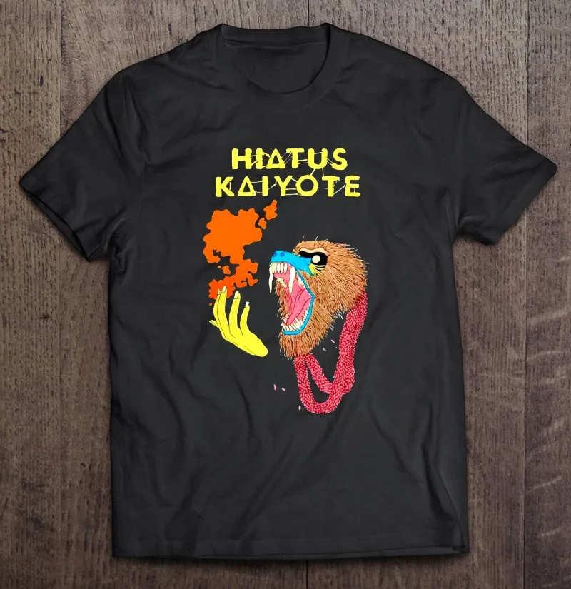 

Футболка Hiatus Kaiyote для мужчин и женщин, тенниска оверсайз с коротким рукавом и надписью Fire Hand On