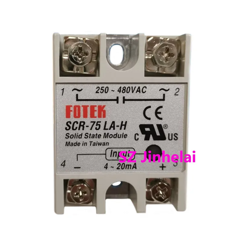 Новое и оригинальное однофазное твердотельное реле FOTEK SCR-25LA 40LA 50LA 75LA-H 25LA 75LA SSR Small