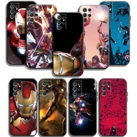marvel iron man phone cases for samsung galaxy m12 fe s20 lite s8 plus s9 plus s10 s10e s10 lite m11 m12 s20fe cases carcasa
