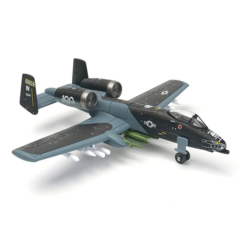 Фото Xujia 1/72 Американский самолет A-10 Thunderbolt II для ближней воздушной поддержки, предварительно окрашенный, безклеевой, сборный, военный конструктор №5