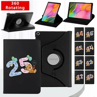 new smart cover for samsung galaxy tab a7tab s6 litetab a 10 1 2019 360 degree rotation pu leather stand cover for tab a8 10 5