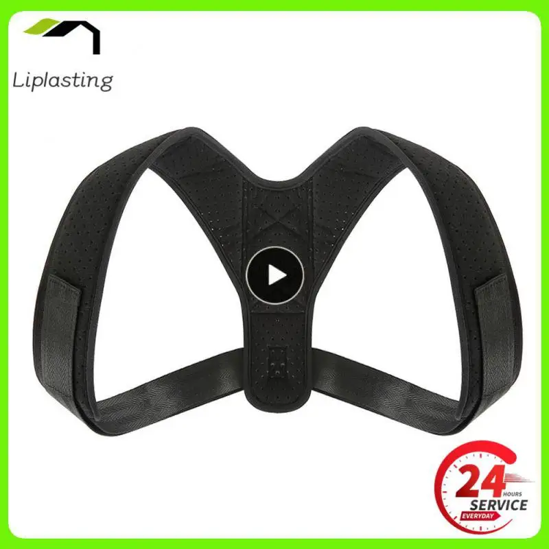 

Adjustable Back Aligner Clavicle Spine Back Shoulder Lumbar Support Belt Posture Correction To Prevent Strain Back Protectors