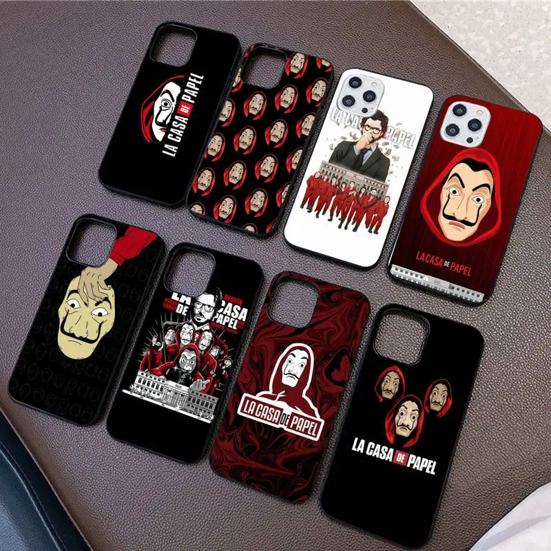 

Money Heist House Paper La Casa de Phone Case for iPhone 11 12 13 Mini Pro Max 8 7 6 6S Plus X 5 SE 2020 XR XS Funda Case