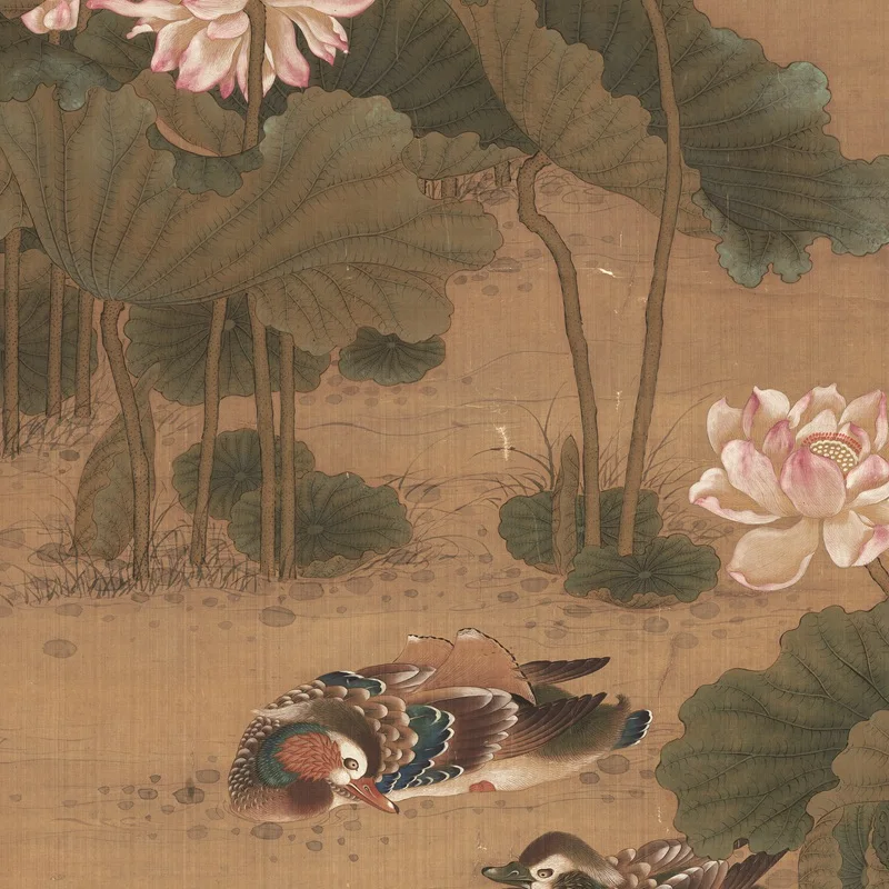 Живопись &quotЛотос-пруд Мандарин&quot