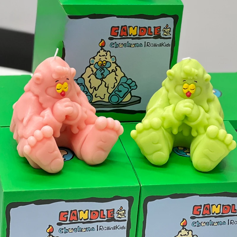 

Домашняя нишевая высококлассная атмосфера для спальни большой фут Монстр Ароматерапия Свеча подарочная коробка