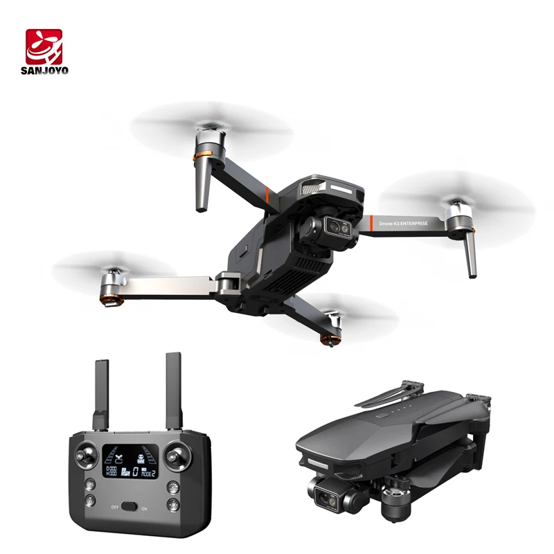 

2021 New Arrival K3 Max 3 Axis 3KM Long Distance Optical Flow GPS RC Drones with HD Camera and Gps Long Range