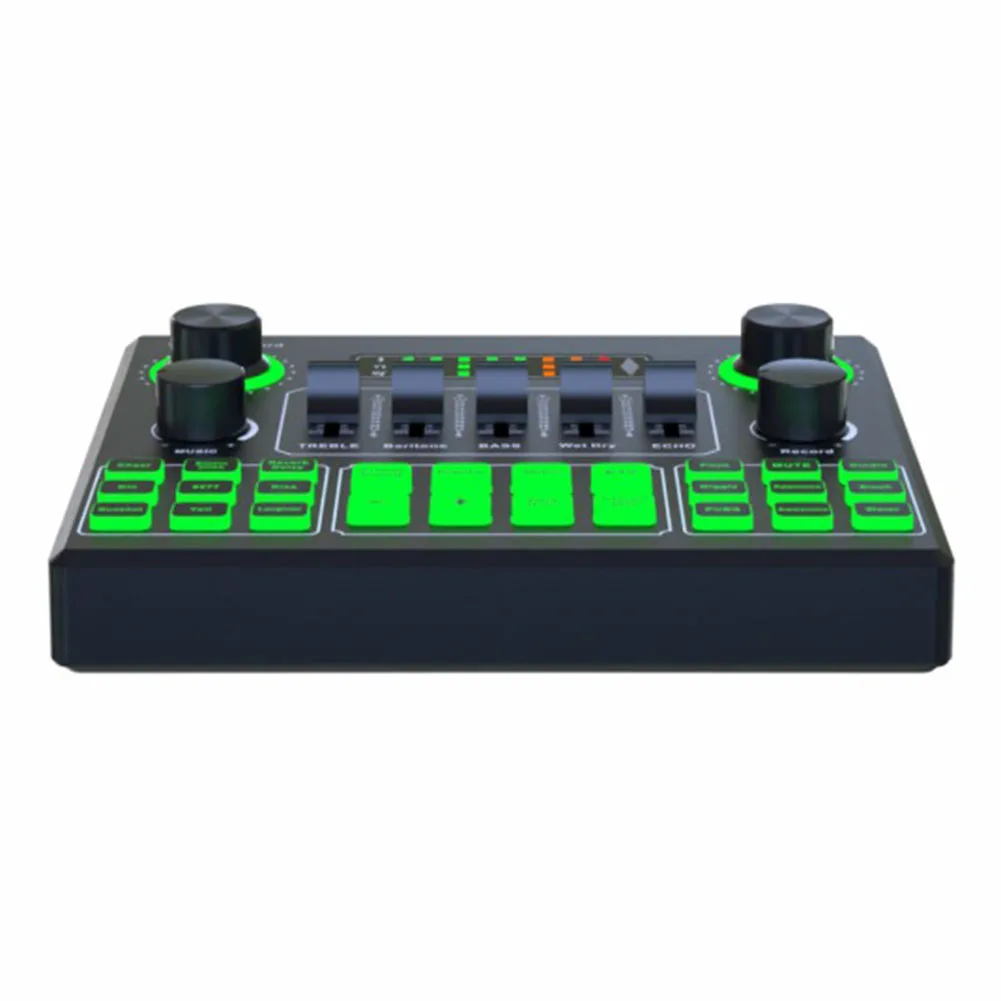 

Professional Audio Recording Portable Mixer Sound Console Computer Live Broadcast Sound Card For Studio Singing Electric Guitar