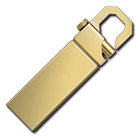 Популярный металлический usb флеш-накопитель 32 ГБ 64 ГБ, серебристый/золотистый цвет, USB 2,0, U-диск 128 ГБ, 256 ГБ, 512 ГБ