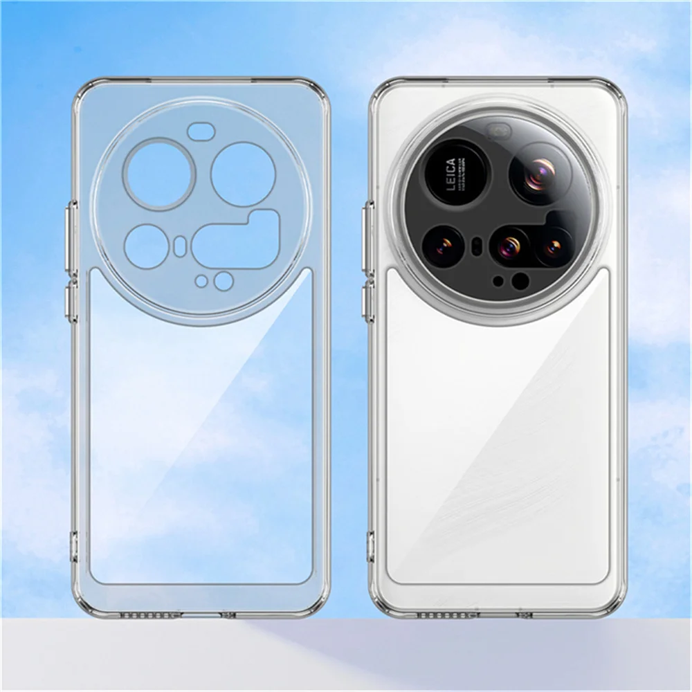 Чехол для телефона Xiaomi Mi 15 Ultra Fusion PMMA + ТПУ полный защитный чехол прозрачный