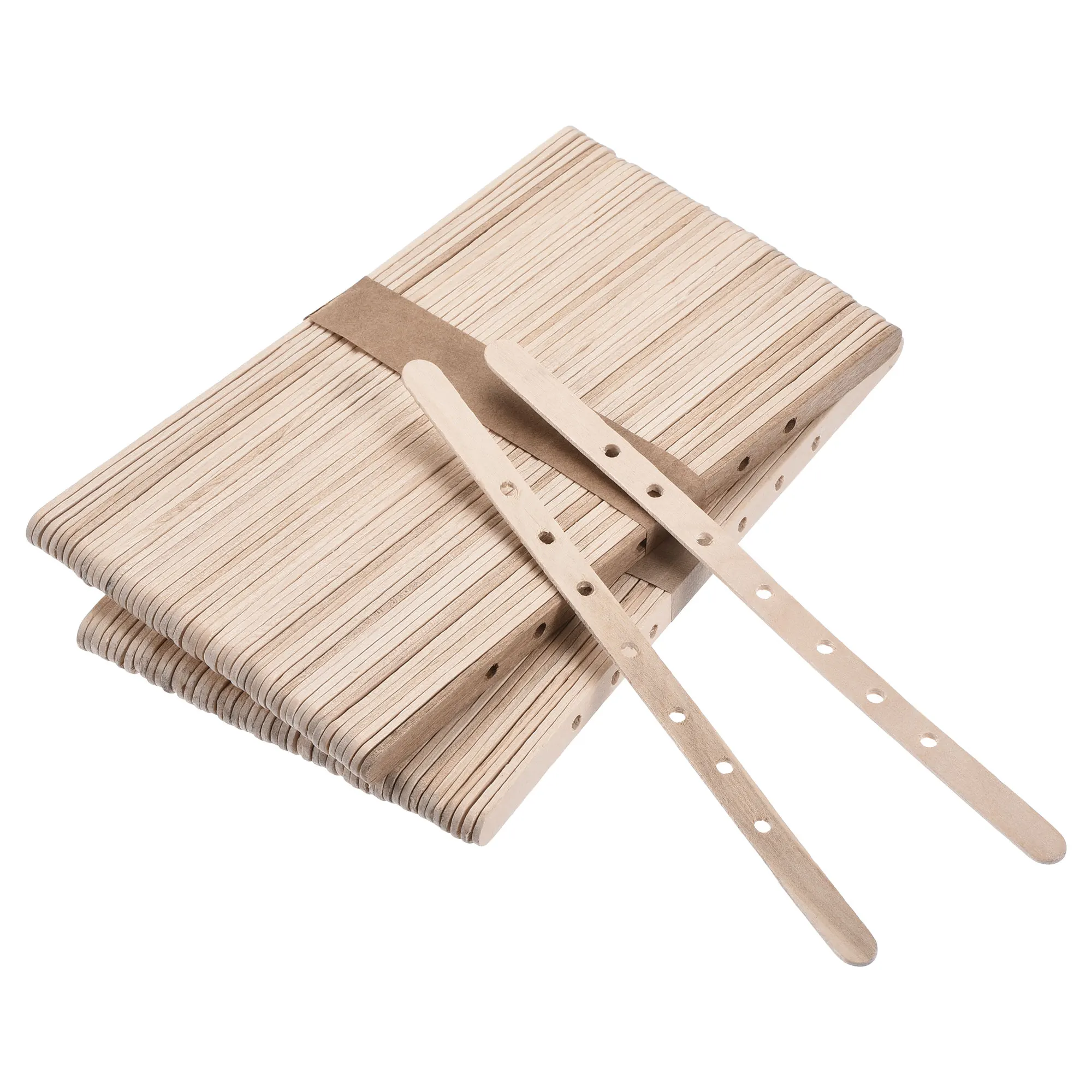 

Uxcell Wooden Wick Holder 4mm Hole Dia. Centering Device for DIY Candles Making 100 Pcs