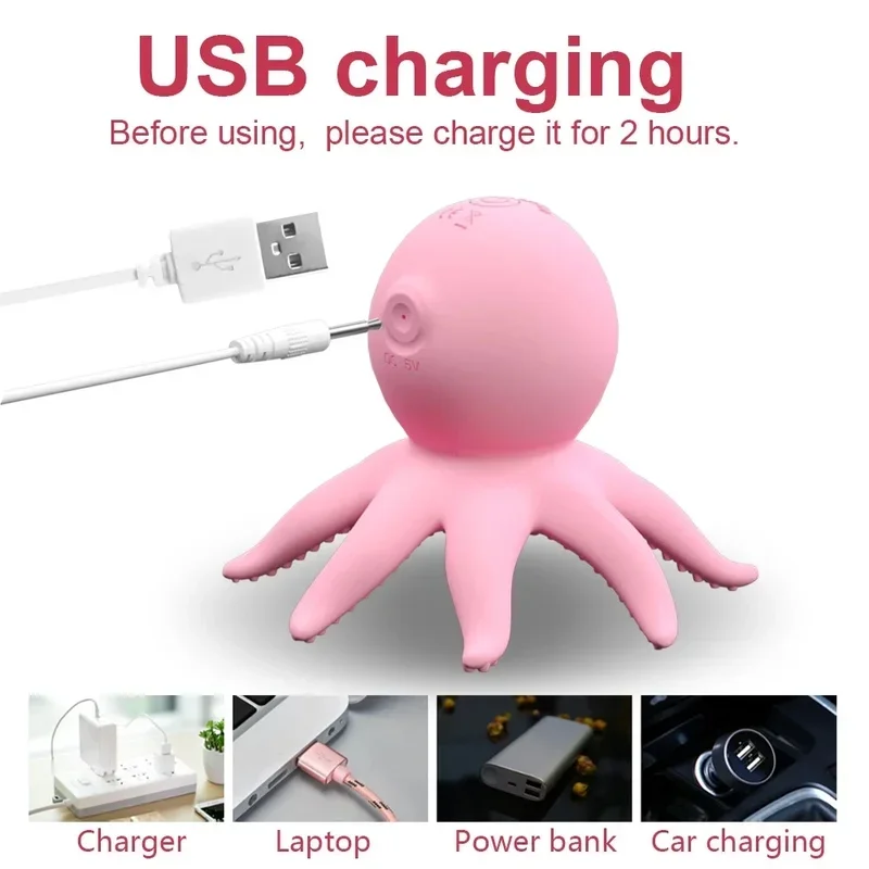 Новый вибратор-осьминог соска стимулятор точки G клитора массажные секс-игрушки