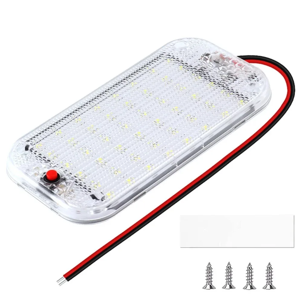 

48LED светильник для автофургона, светильник для багажника автомобиля, 12-85 В, светильник для чтения в кабине, караван, дом на колесах, прицеп, декоративные лампы, детали, аварийное освещение