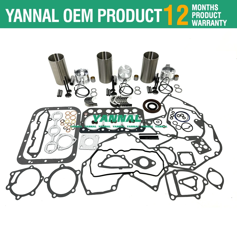 Комплект для капитального ремонта S3L S3L2 экскаватора Caterpillar 303CR двигателя Mitsubishi