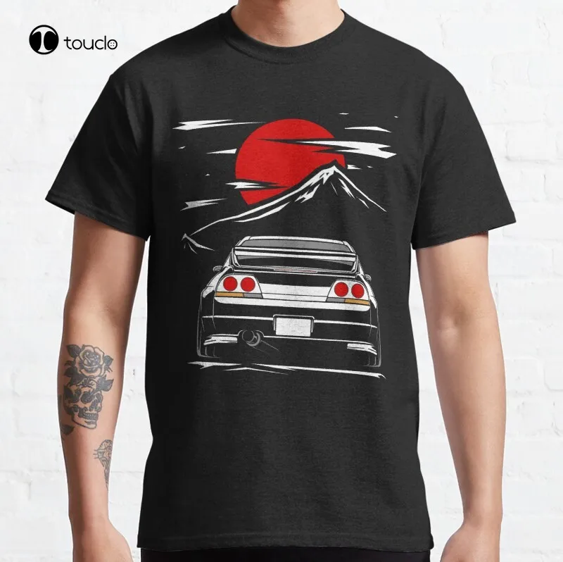

Nissann Skyline R33 Haruna Classic S15 S14 S13 200Zx 200Z 240Zx T-Shirt Cotton Tee Shirt