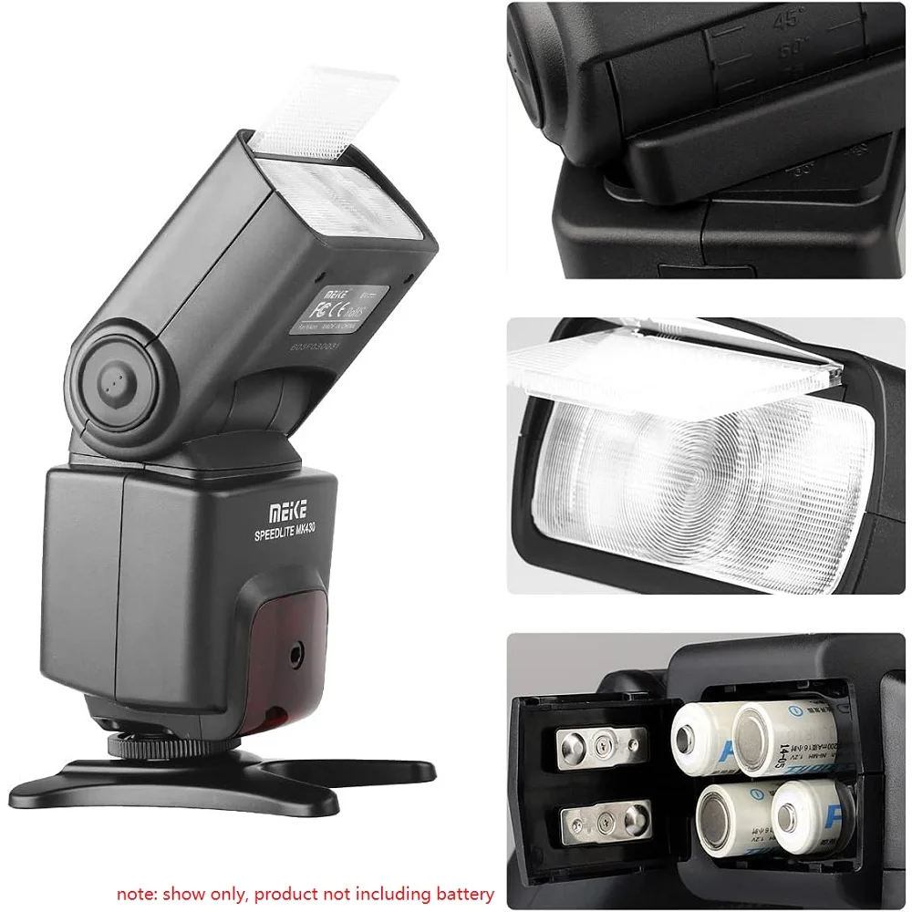 Фото Вспышка Speedlite Meike MK-430N I-TTL для Nikon SB-600 D4 D5 D6 D60 D70S D90 D100 D200 D300S D300 D500 D610 D700 D750 D780 D800 №2