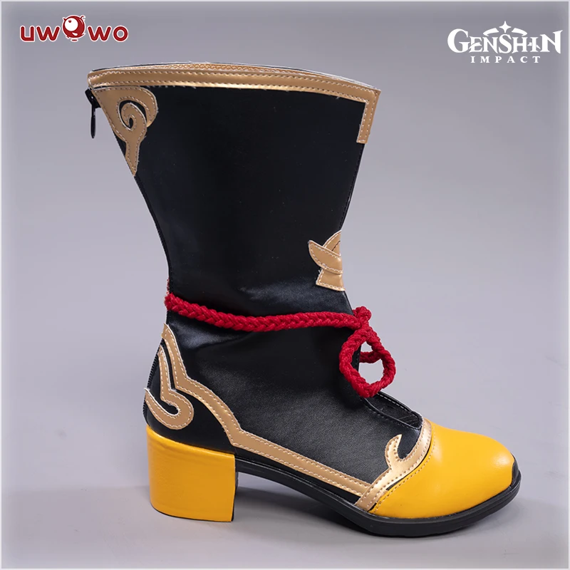 Фото UWOWO Game Genshin Impact Xiangling Изысканная кухня косплей обувь сапоги на заказ №2