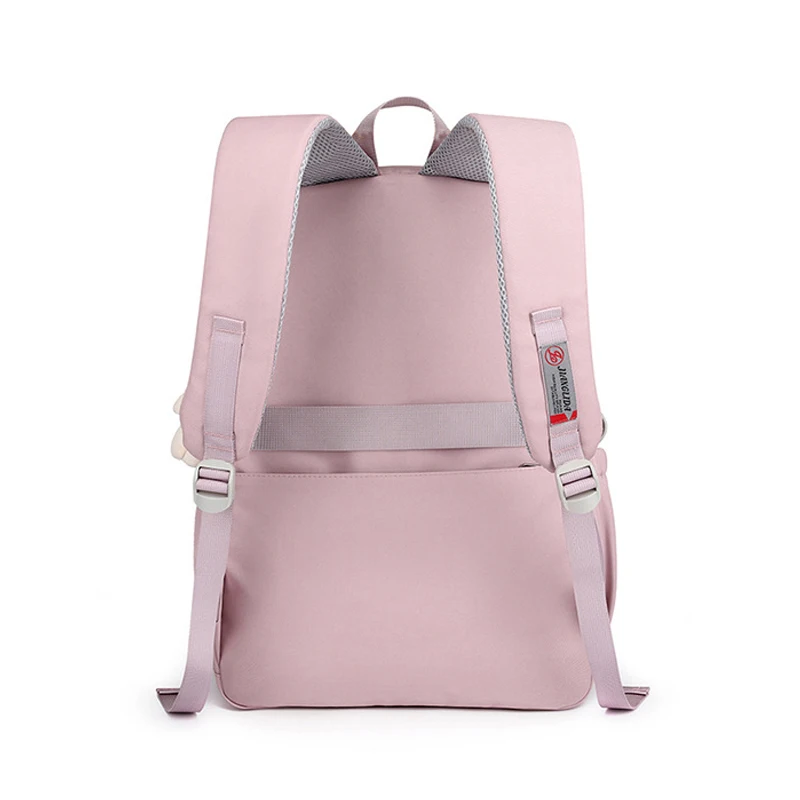 2022 Kawaii Girls Anti-Theft School Bags Backpack for Teenage Women Nylon Waterproof Laptop Bagpack Multi-layer Pockets 20-35L