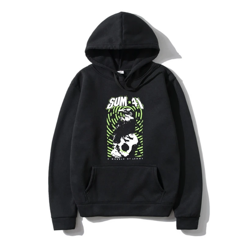 

Sexy Outerwear Sweatshir Fleece Summer Style Fashion Sum 41 - Crow ( Outerwear Unisex Tg. L ) - Taglia L