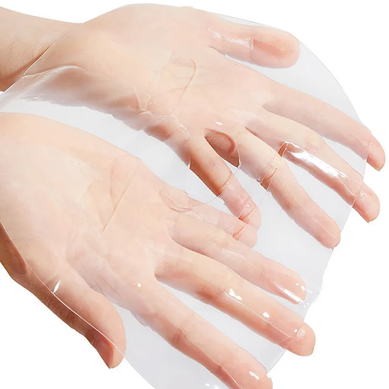 Коллагеновая кристаллическая маска для лица в упаковке 5 штук искусственная