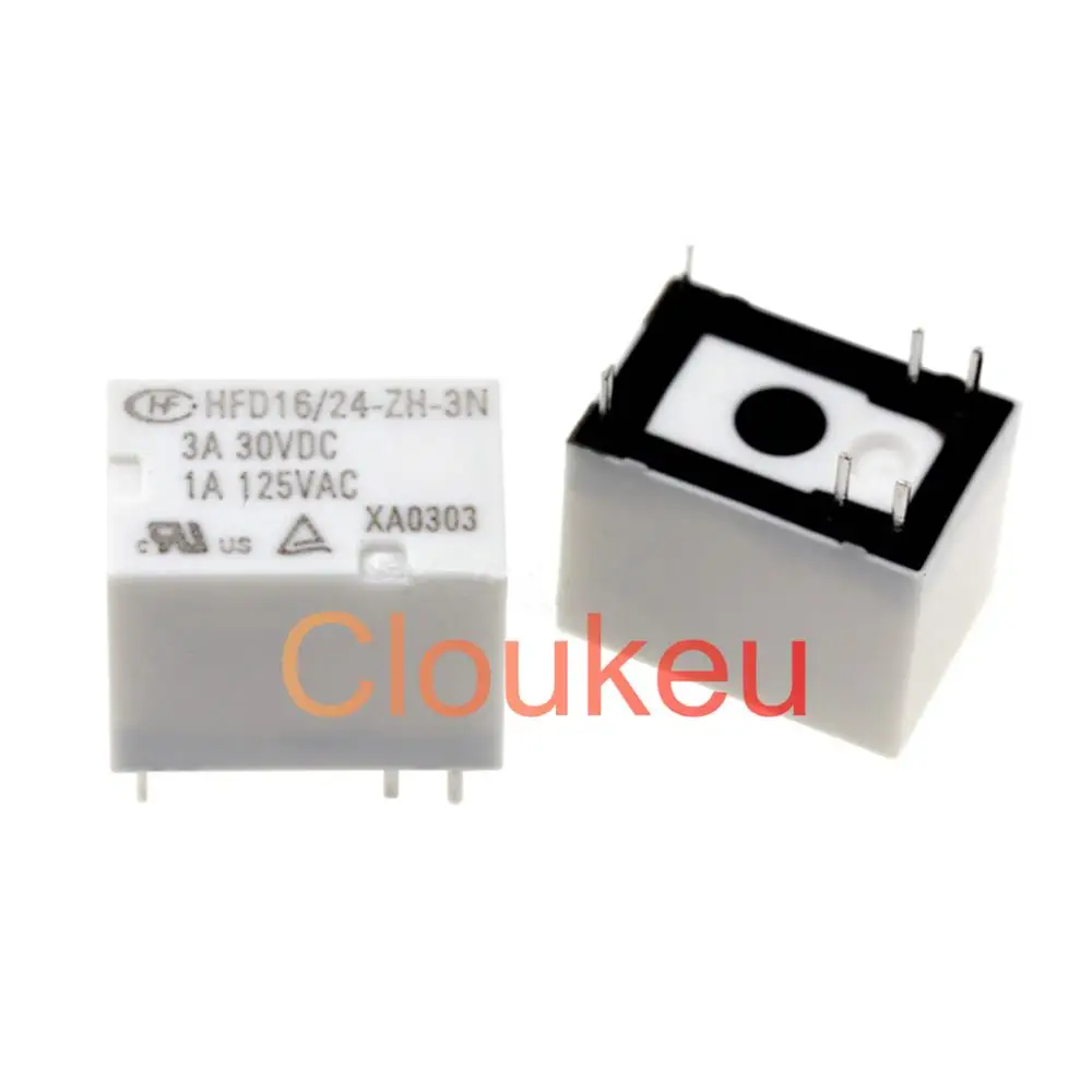 

Реле HFD16/05 12 24-ZH-3N -ZFH-3N 5V12V24VDC 3A 6pin HFD41, 100 шт.