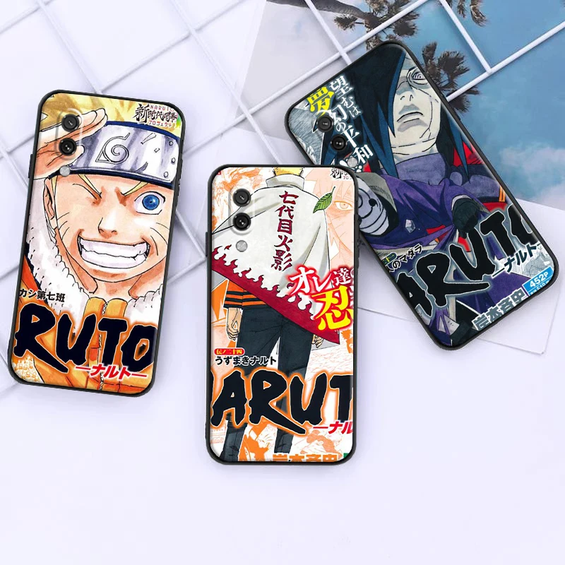 

Bandai NARUTO Cartoon Sasuke For Xiaomi Redmi 9 9C 9A 9AT 9i Phone Case Soft Liquid Silicon Silicone Cover Funda Back