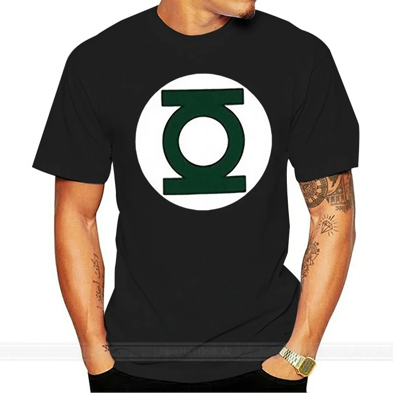 

Green Lantern Classic Logo Adult T-Shirt Funny Design Tee Shirt cotton tshirt men summer fashion t-shirt euro size