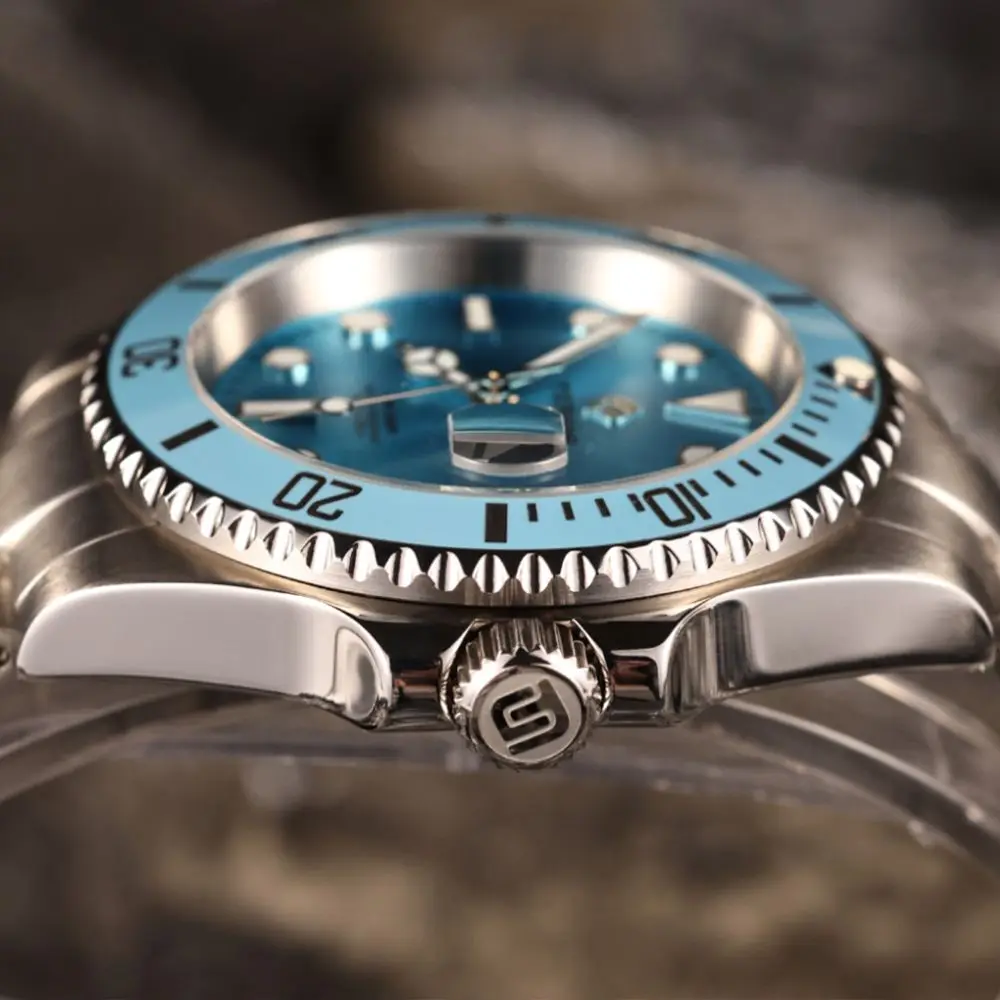 TERAMI Новые часы для дайвинга роскошные NH35 с автоматическим механизмом сапфировое