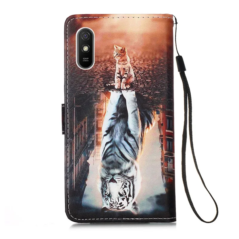 Чехол-книжка для Xiaomi Redmi 9A кожаный с магнитной застежкой | Мобильные телефоны и