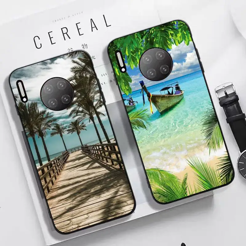 

Sea Beach Phone Case For Huawei Nova 3I 3E mate20lite 20Pro 10lite Luxury funda case