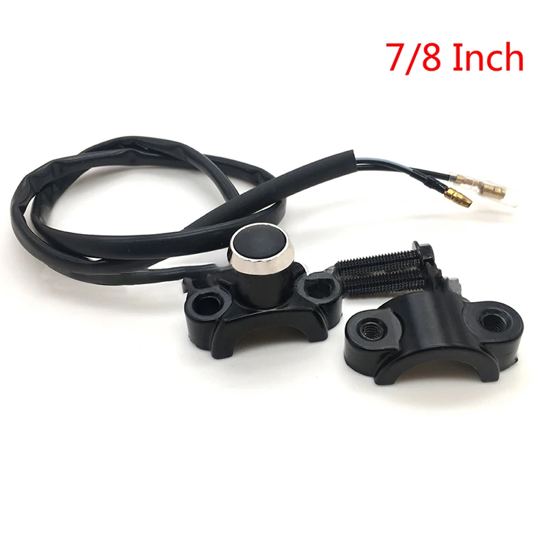 

7/8" Motor Switch Handlebar Mount Horn Headlight Strobe Momentary Switch Button Aluminum Alloy Interruptor Motor Part Accessory