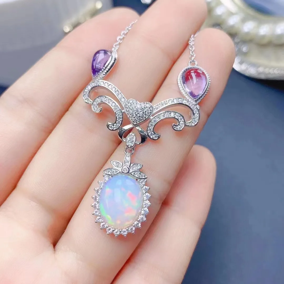 

Женское Ожерелье с кулоном из танзанита, 4 Х6 дюймов