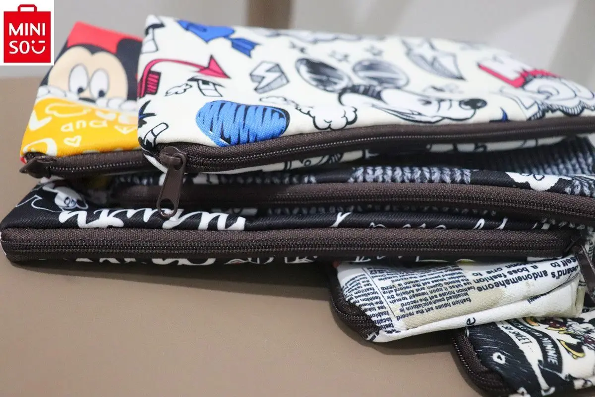 Сумка для ручек MINISO с изображением Диснея Микки персонализированный милый