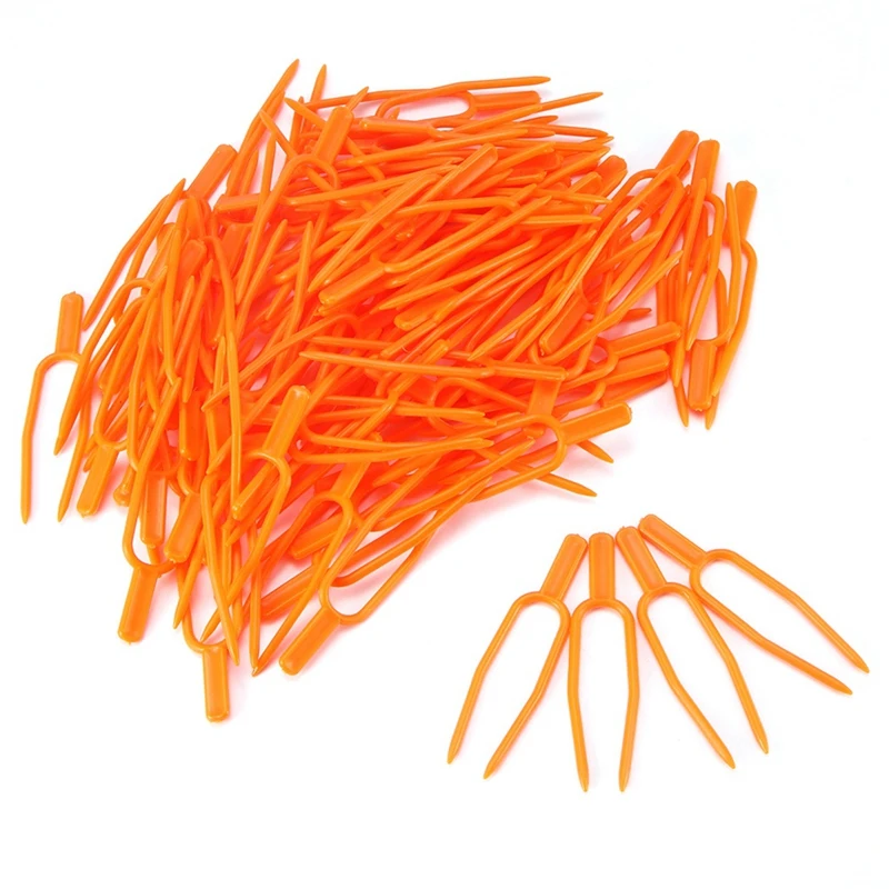 

100Pcs Plastic Plant Climbing Support Clips Plant Vine Holder for Flower Strawberry Seedling Tomato Garden Supplies