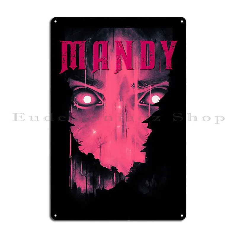 Постер из фильма Мэнди металлический плакат на стену пещера кинотеатр кухонный
