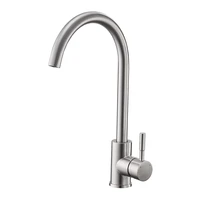 stainless steel kitchen sink tap monobloc 360 degree swivel spout single lever kitchen mixer taps