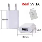 Оригинальное зарядное устройство USB с европейской вилкой для iPhone 11 X XS MAX XR 8 7 6s Plus, быстрое зарядное устройство для путешествий, настенное зарядное устройство для SamsungXiaomi 1A