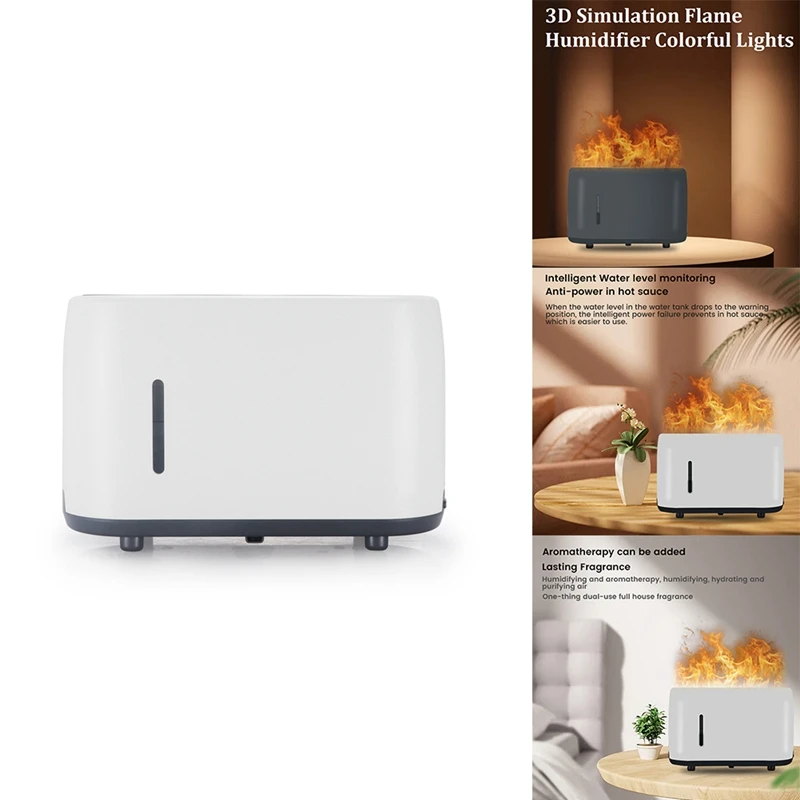 

Flame Humidifier Aroma Diffuser 200ML Humidifier For Home Living Room Office Fragrance Sooth Sleep Atomize